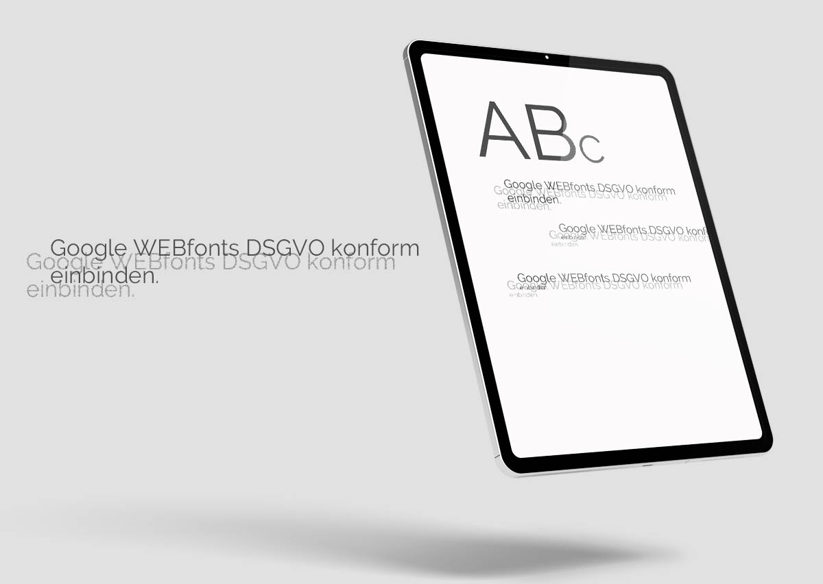 Google Webfonts rechtssicher einsetzen